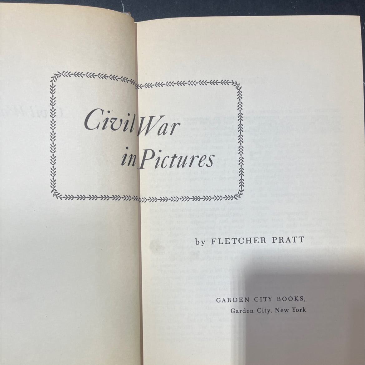civil war in pictures book, by fletcher pratt, 1955 Hardcover image 2