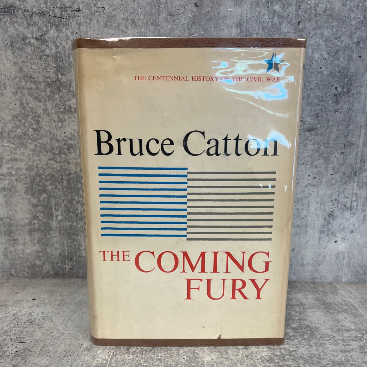 civil war on the centennial history of the civil war volume one the coming fury book, by bruce catton, 1961 Hardcover image 1