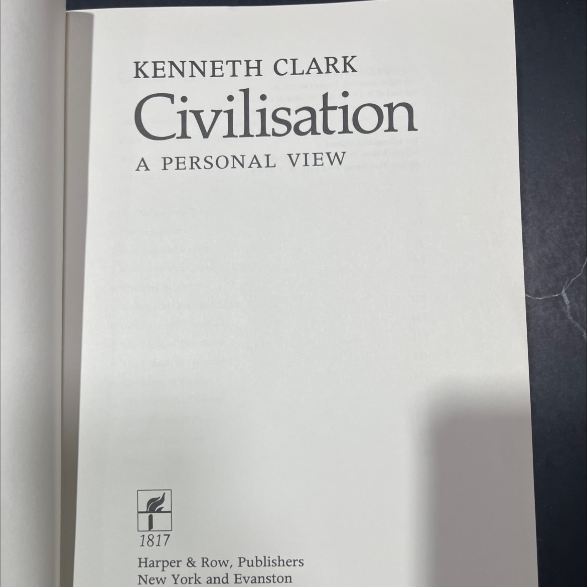 civilisation a personal view book, by kenneth clark, 1969 Hardcover image 2