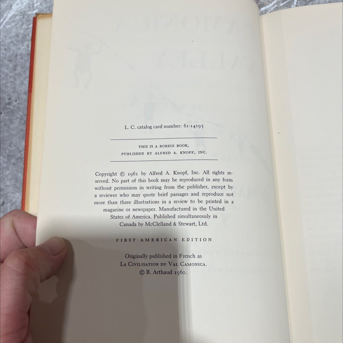 civilization of the camonica valley book, by emmanuel anati, 1961 Hardcover image 3