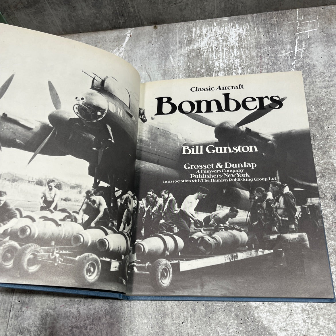 classic aircraft bombers book, by bill gunston, 1978 Hardcover image 2