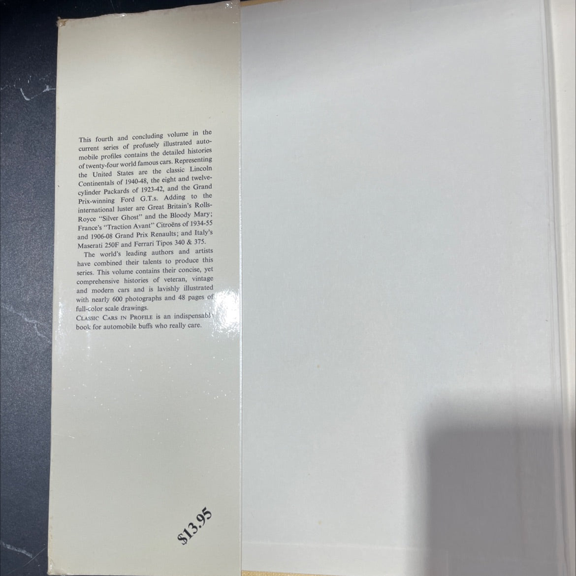 classic cars in profile volume 4 profile nos. 73-96 book, by anthony harding, 1968 Hardcover image 4