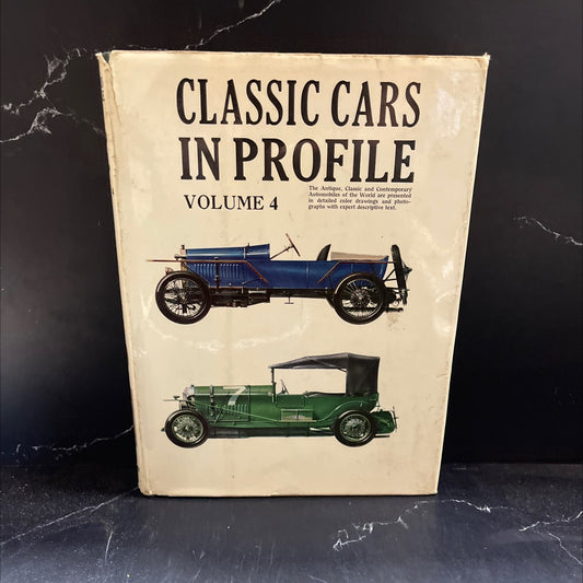 classic cars in profile volume 4 profile nos. 73-96 book, by anthony harding, 1968 Hardcover image 1