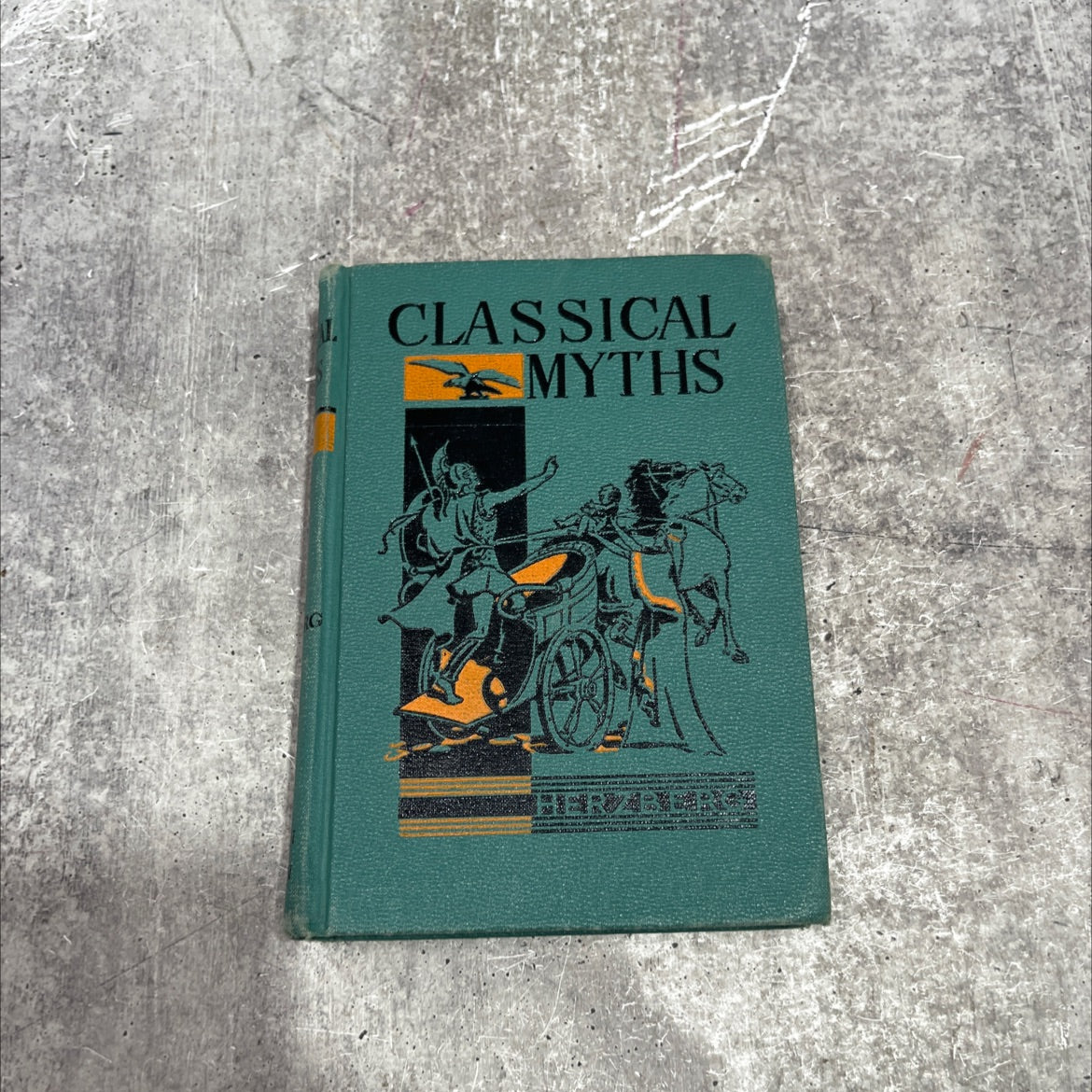 classical myths book, by max j. herzberg, 1962 Hardcover image 1