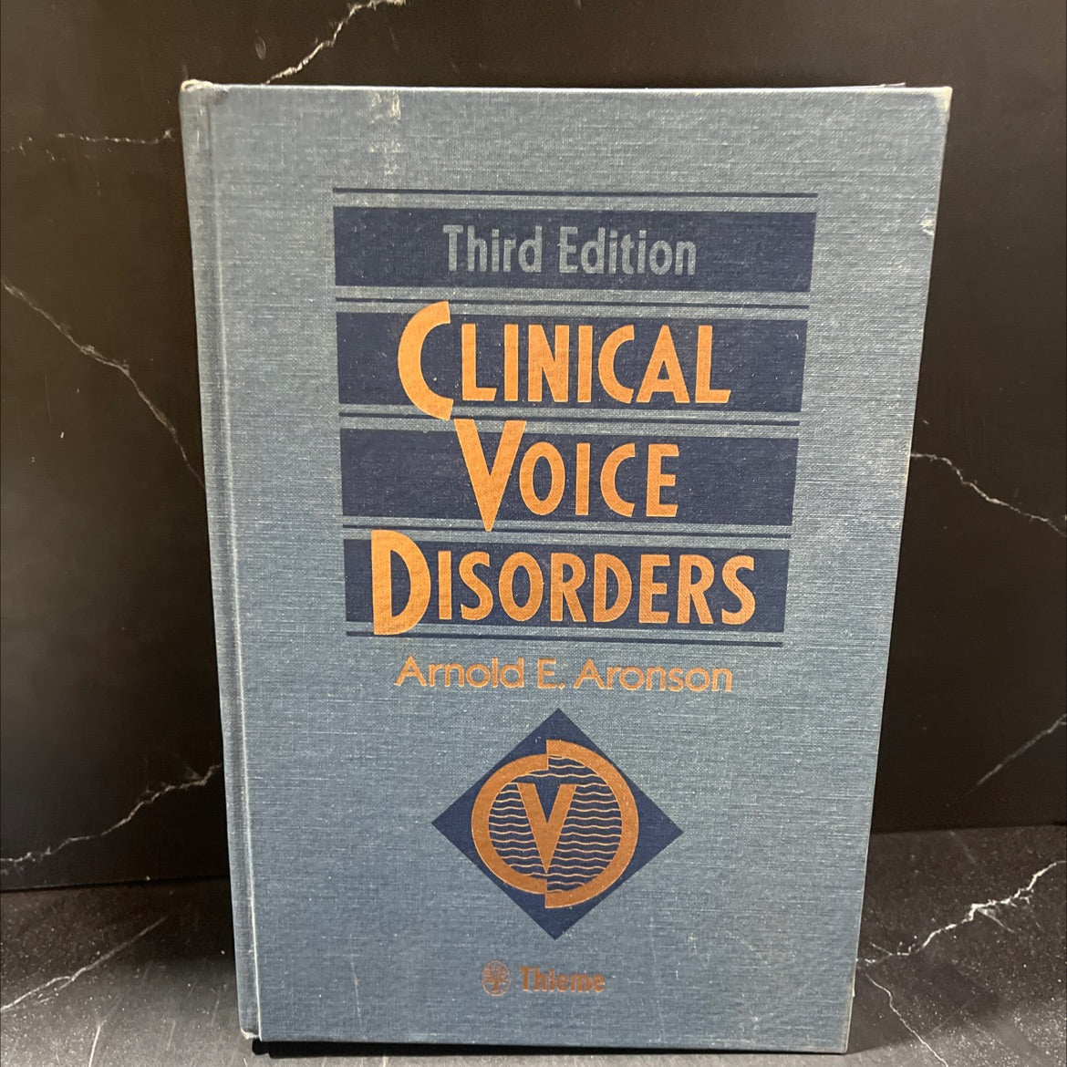 clinical voice disorders book, by arnold e. aronson, 1990 Hardcover image 1