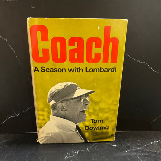 coach a season with lombardi book, by tom dowling, 1970 Hardcover image 1