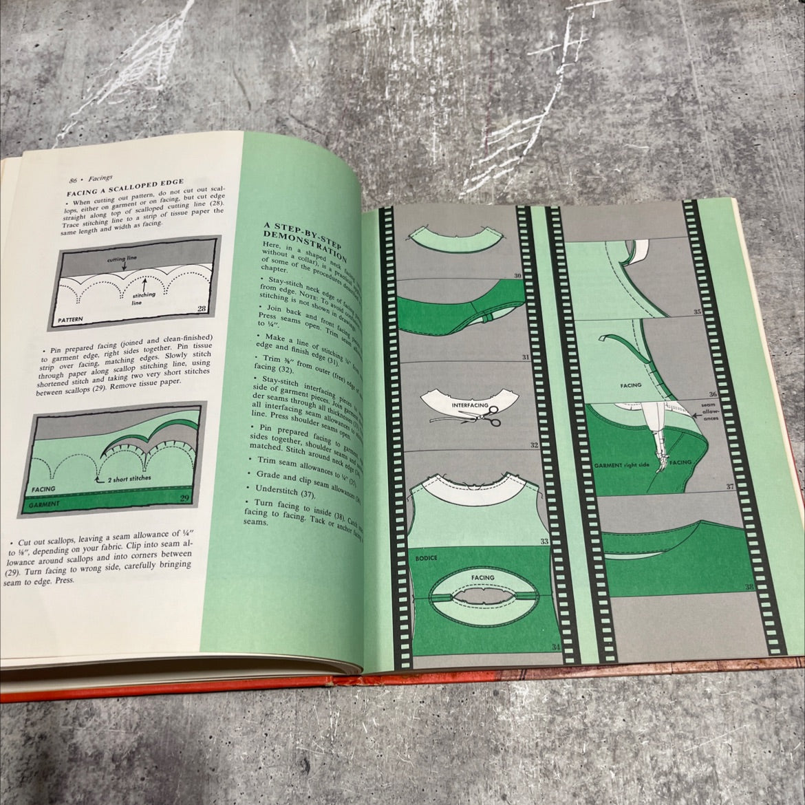 coats & clark's sewing book newest methods from a to z book, by unknown, 1967 Hardcover image 4