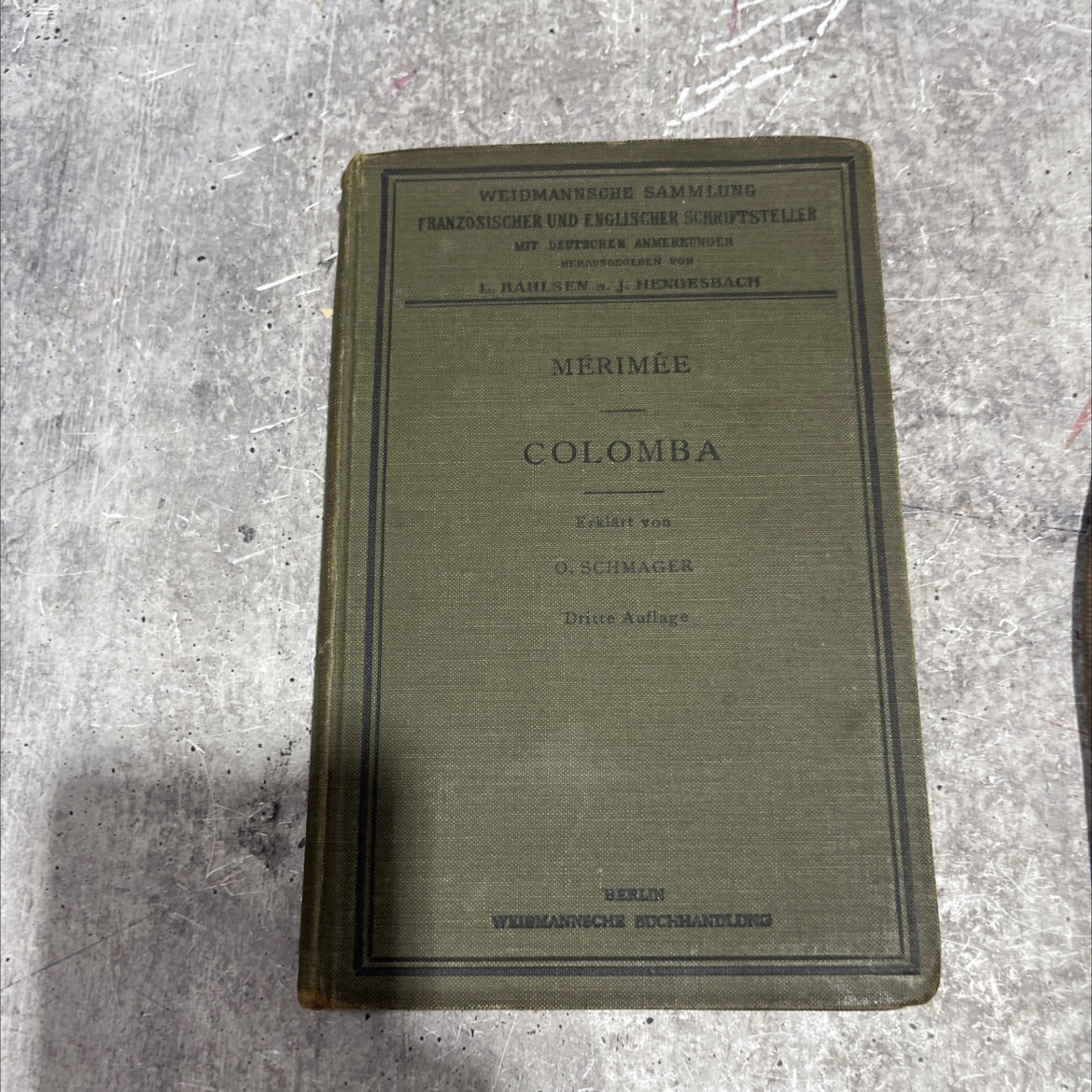 colomba book, by prosper mérimée, 1906 Hardcover image 1