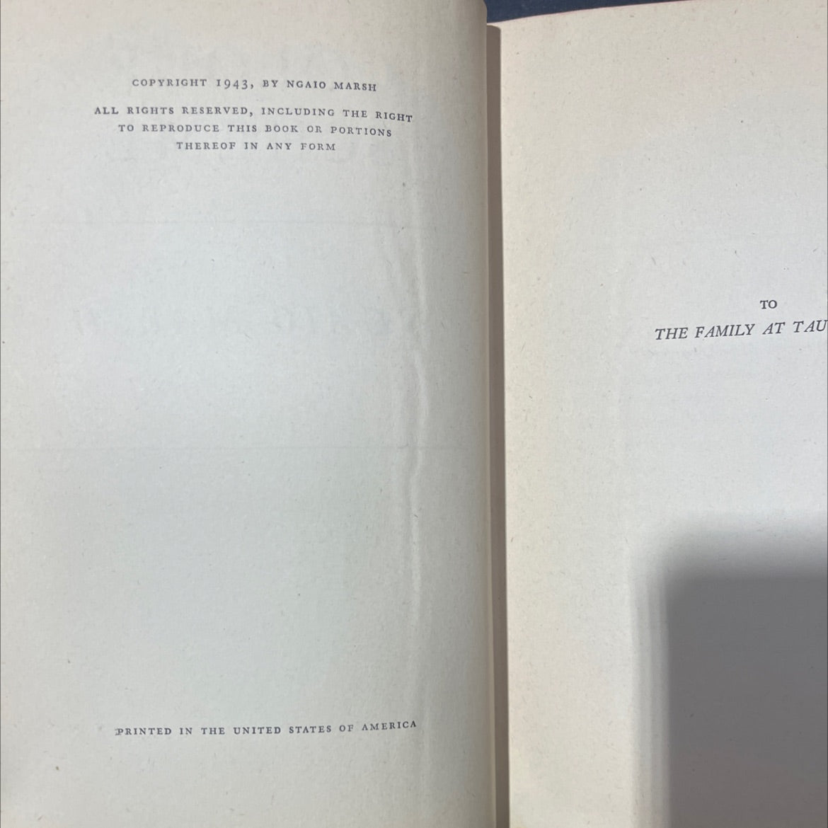 colour scheme book, by ngaio marsh, 1943 Hardcover image 3