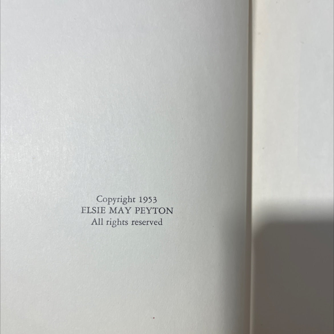 comin' through the gap book, by elsie may peyton, 1953 Hardcover image 3