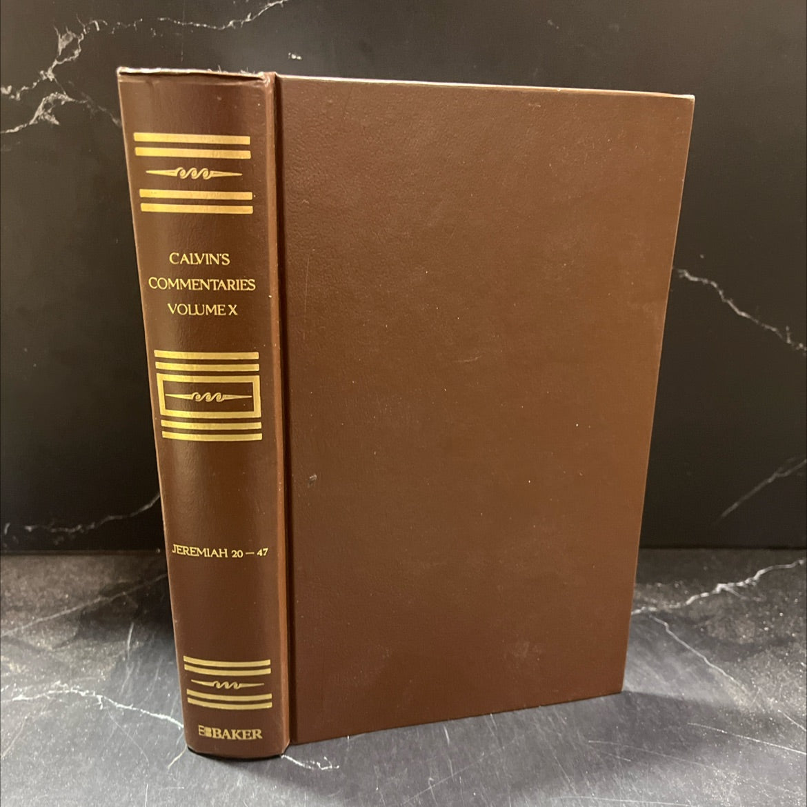 commentaries on the book of the prophet jeremiah and the lamentations book, by john calvin, 2003 Hardcover image 1