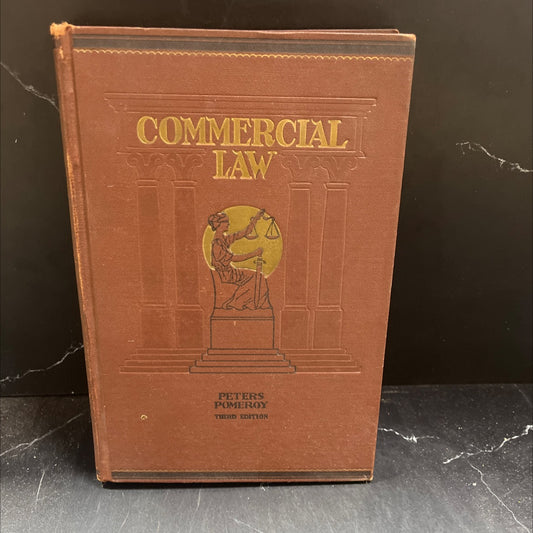 commercial law book, by p. b. s. peters, dwight a. pomeroy, 1932 Hardcover image 1