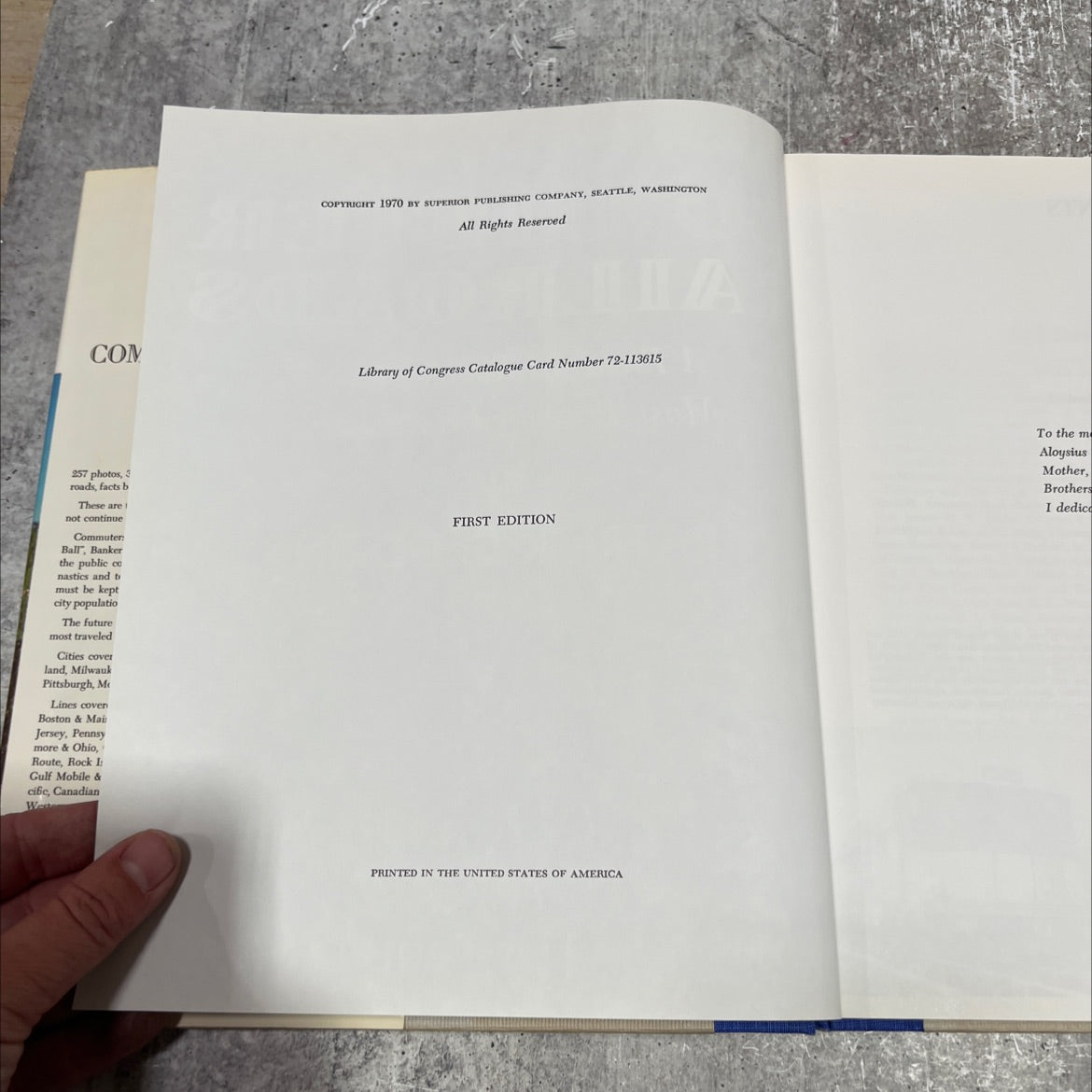 commuter railroads a pictorial review of the most travelled railroads book, by patrick c. dorin, 1970 Hardcover image 3