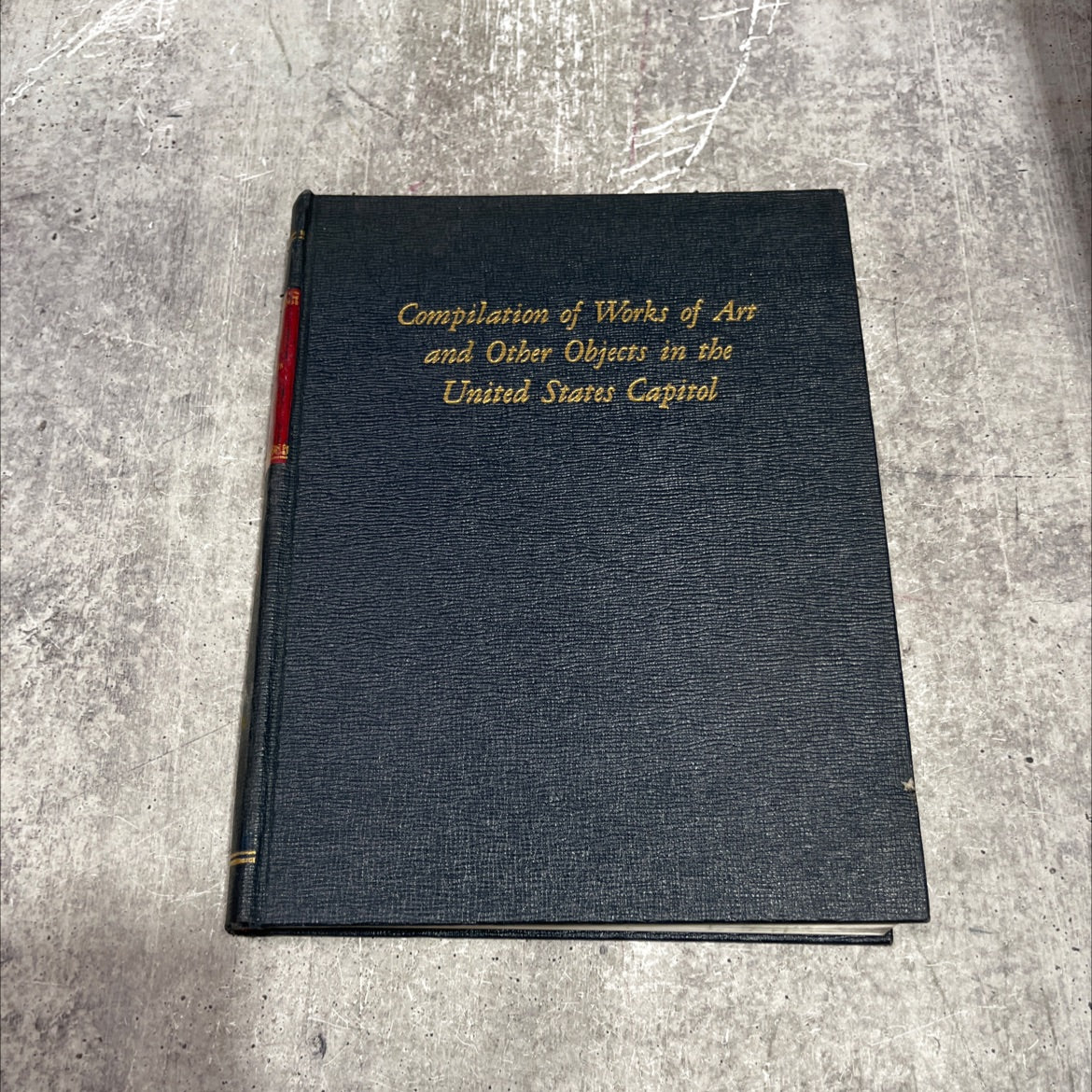 compilation of works of art and other objects in the united states capitol book, by architect of the capitol, 1965 image 1