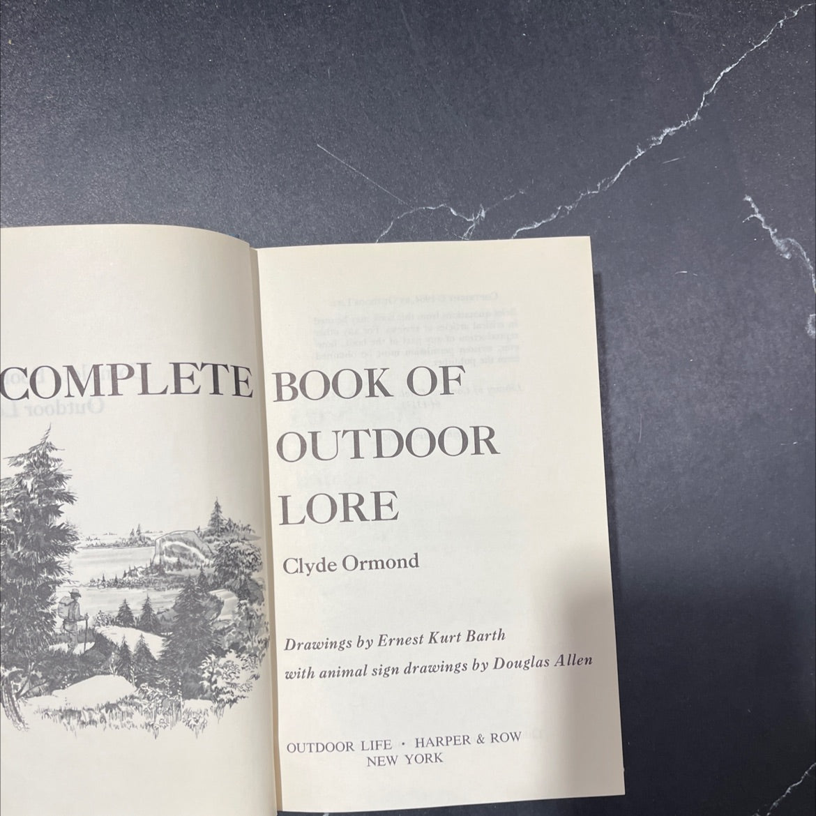 complete book of 100bju outdoor lore book, by Clyde Ormond, 1966 Hardcover image 2