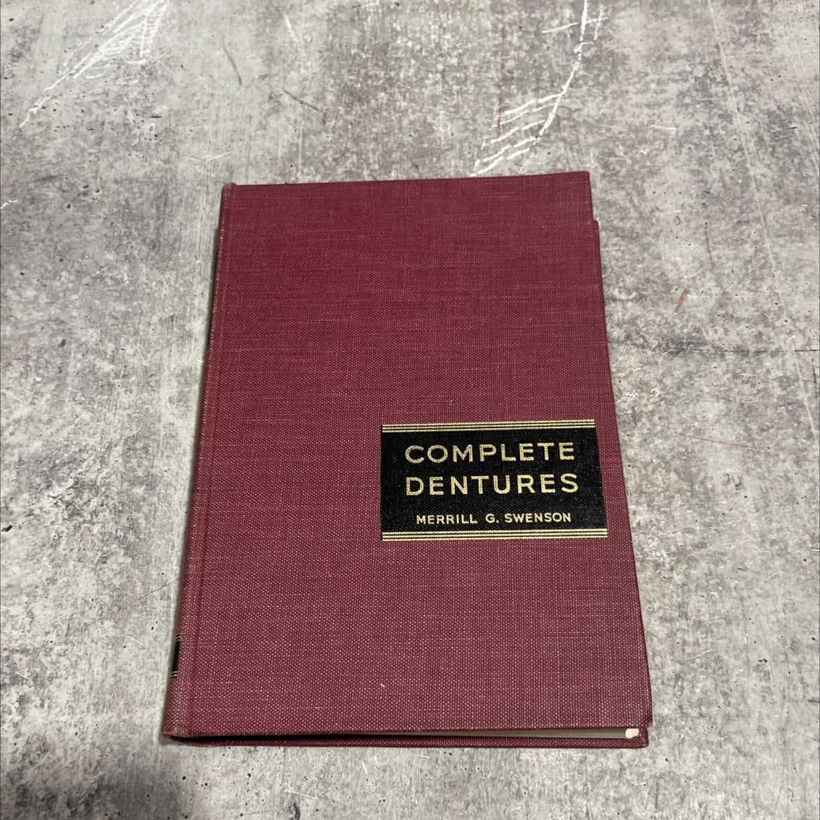 complete dentures book, by merrill g. swenson, d.d.s., f.i.c.d., f.a.c.d., charles j. stout, b.a., b.s., d.m.d., 1959 image 1