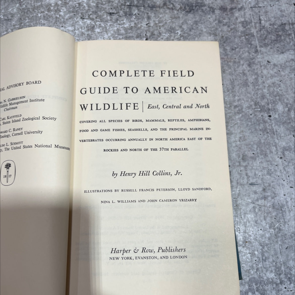 complete field guide to american wildlife: east, central and north book, by Henry Hill Collins, Jr., 1959 Hardcover image 2