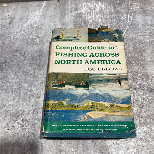 complete guide to fishing across north america book, by joe brooks, 1966 Hardcover image 1