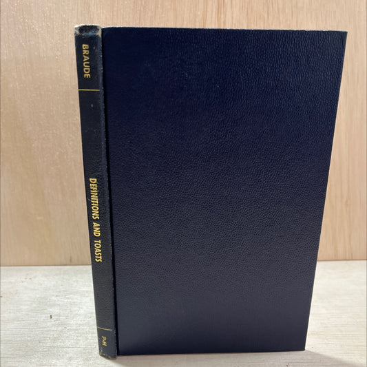 complete speaker's and toastmaster's library definitions and toasts book, by Jacob M. Braude, 1966 Hardcover, Vintage image 1