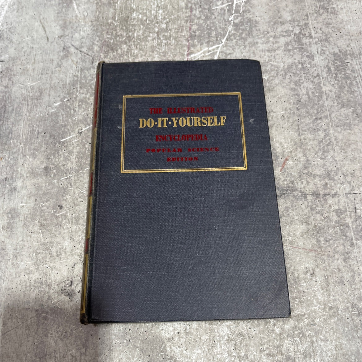 construction plans demountable music wall popular science do-it-yourself encyclopedia book, by unknown, 1956 Hardcover image 1