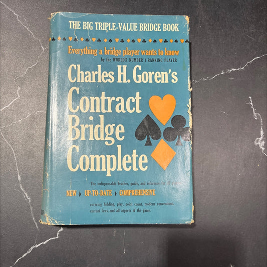contract bridge complete book, by charles h. goren, 1951 Hardcover image 1