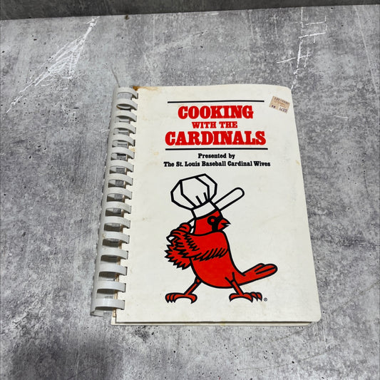 cooking with the cardinals book, by unknown, 1985 Paperback image 1