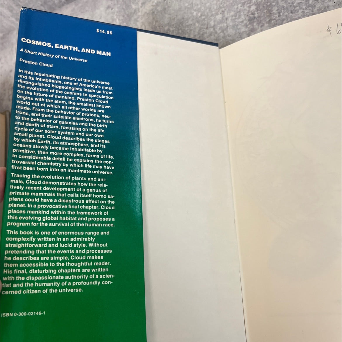 cosmos, earth, and man a short history of the universe book, by preston cloud, 201200 Hardcover image 4