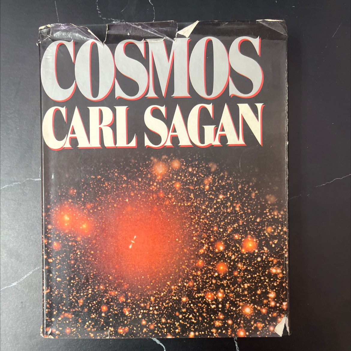 cosmos book, by carl sagan, 1980 Hardcover, First Edition, Vintage image 1