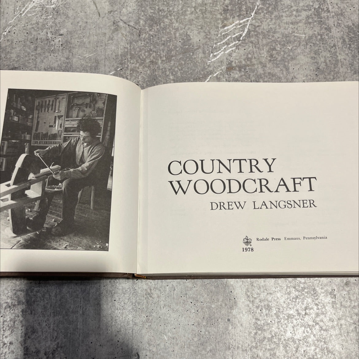 country woodcraft book, by drew langsner, 1978 Hardcover image 2