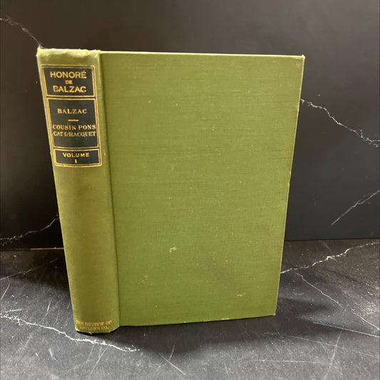 cousin pons at the sign of the cat and racket book, by honoré de balzac, 1970 Hardcover image 1
