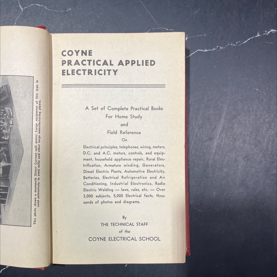 coyne practical applied electricity book, by the technical staff of the coyne electrical school, 1945 Hardcover image 2