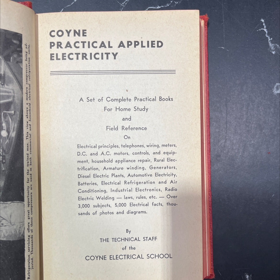 coyne practical applied electricity book, by the technical staff of the coyne electrical school, 1945 Hardcover image 2