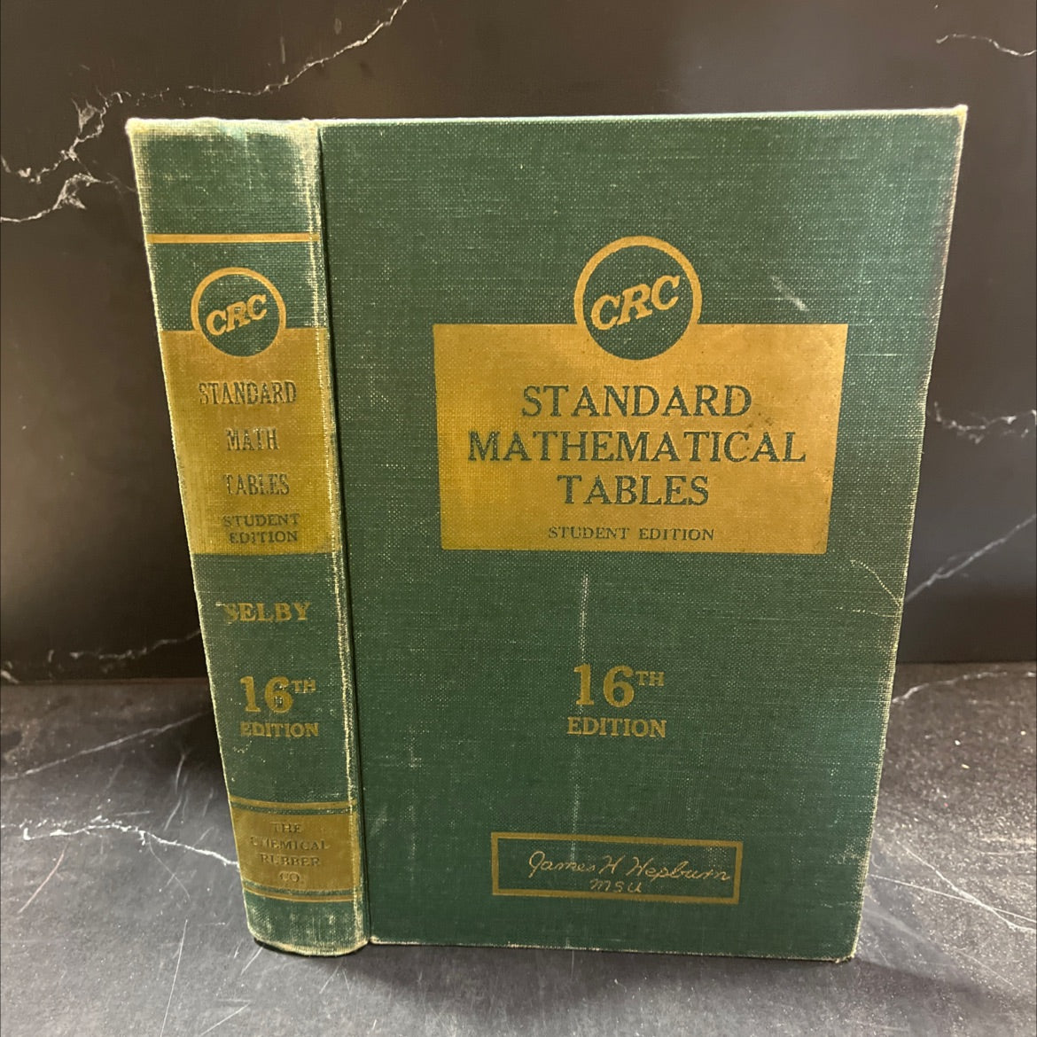 crc standard mathematical tables book, by samuel m. selby, ph.d., 1968 Hardcover image 1