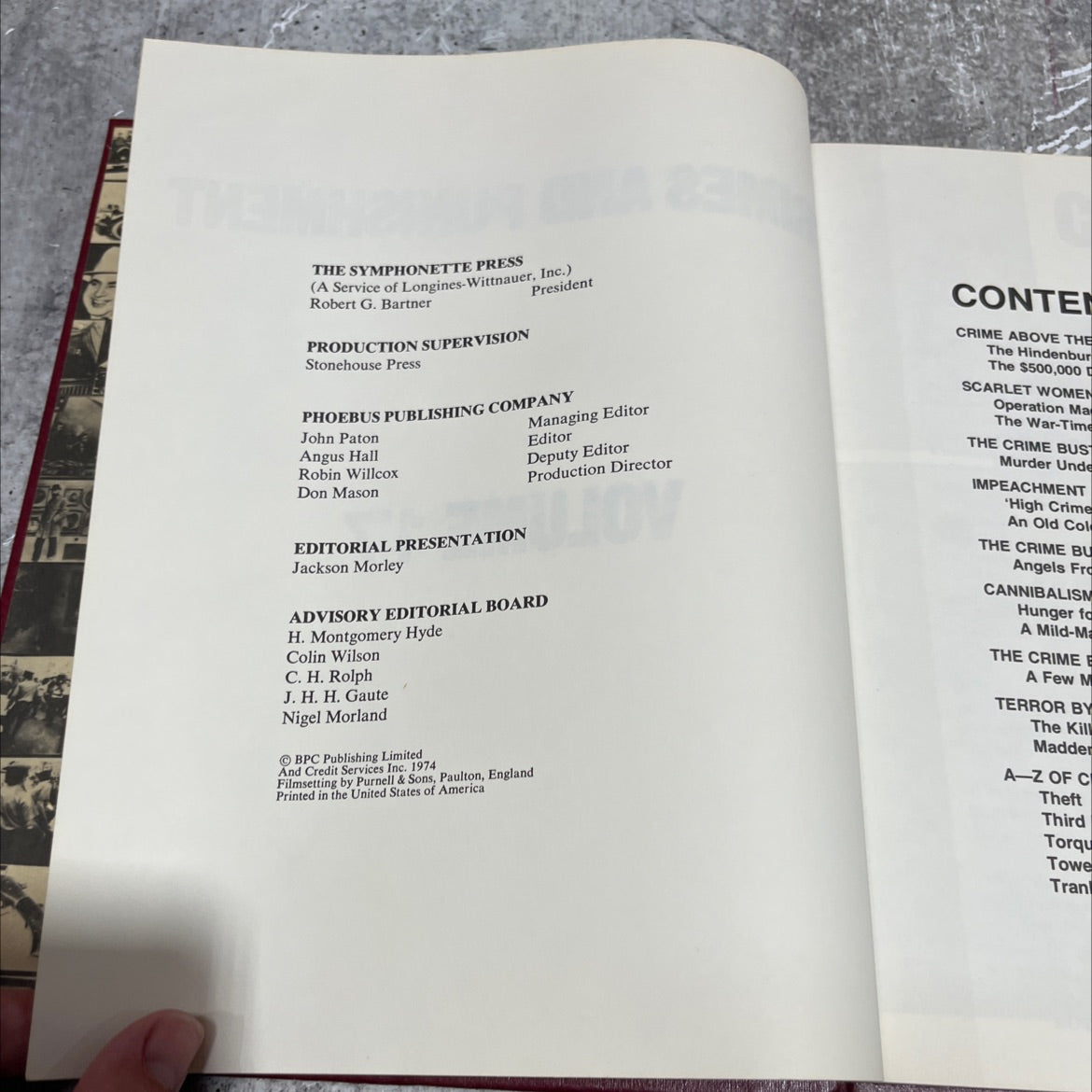 crimes and punishment volume 17 book, by unknown, 1974 Hardcover image 3