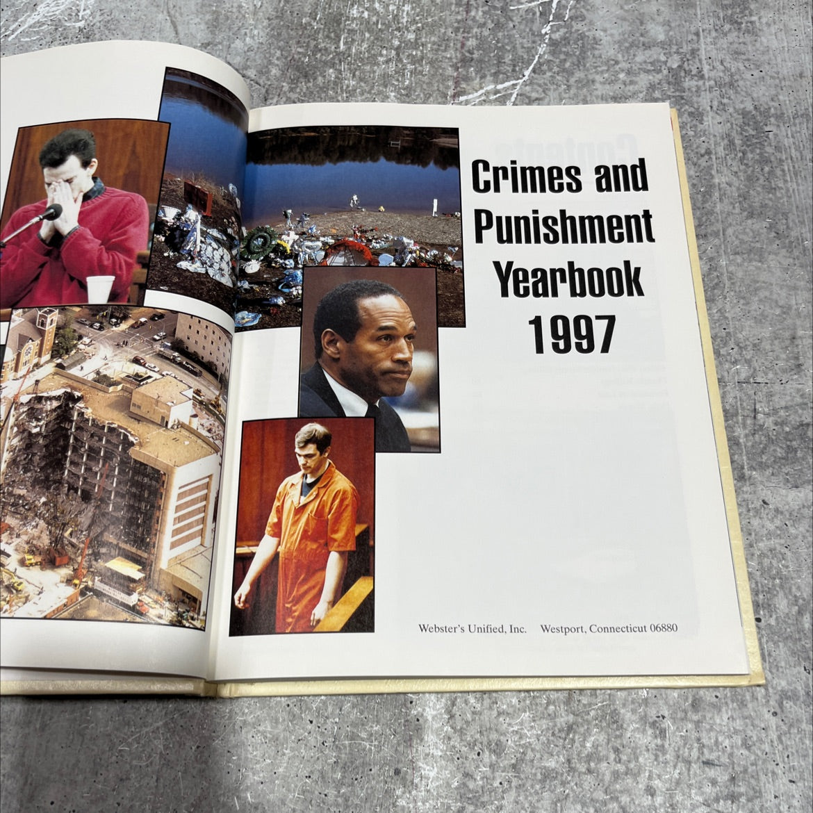 crimes and punishment yearbook book, by Geoff Tibballs, 1997 Hardcover image 2