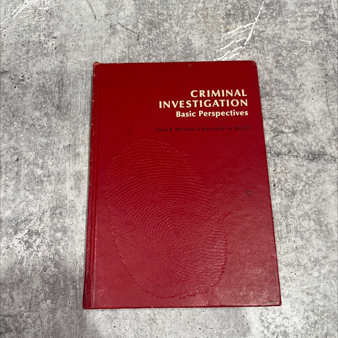 criminal investigation book, by James Stinchcomb, 1970 Hardcover image 1