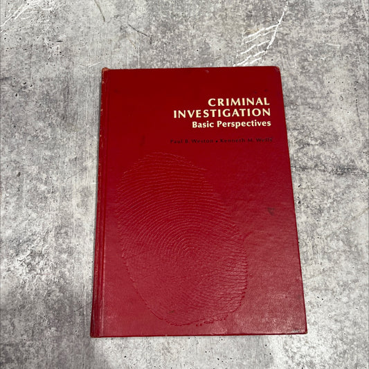 criminal investigation book, by James Stinchcomb, 1970 Hardcover image 1
