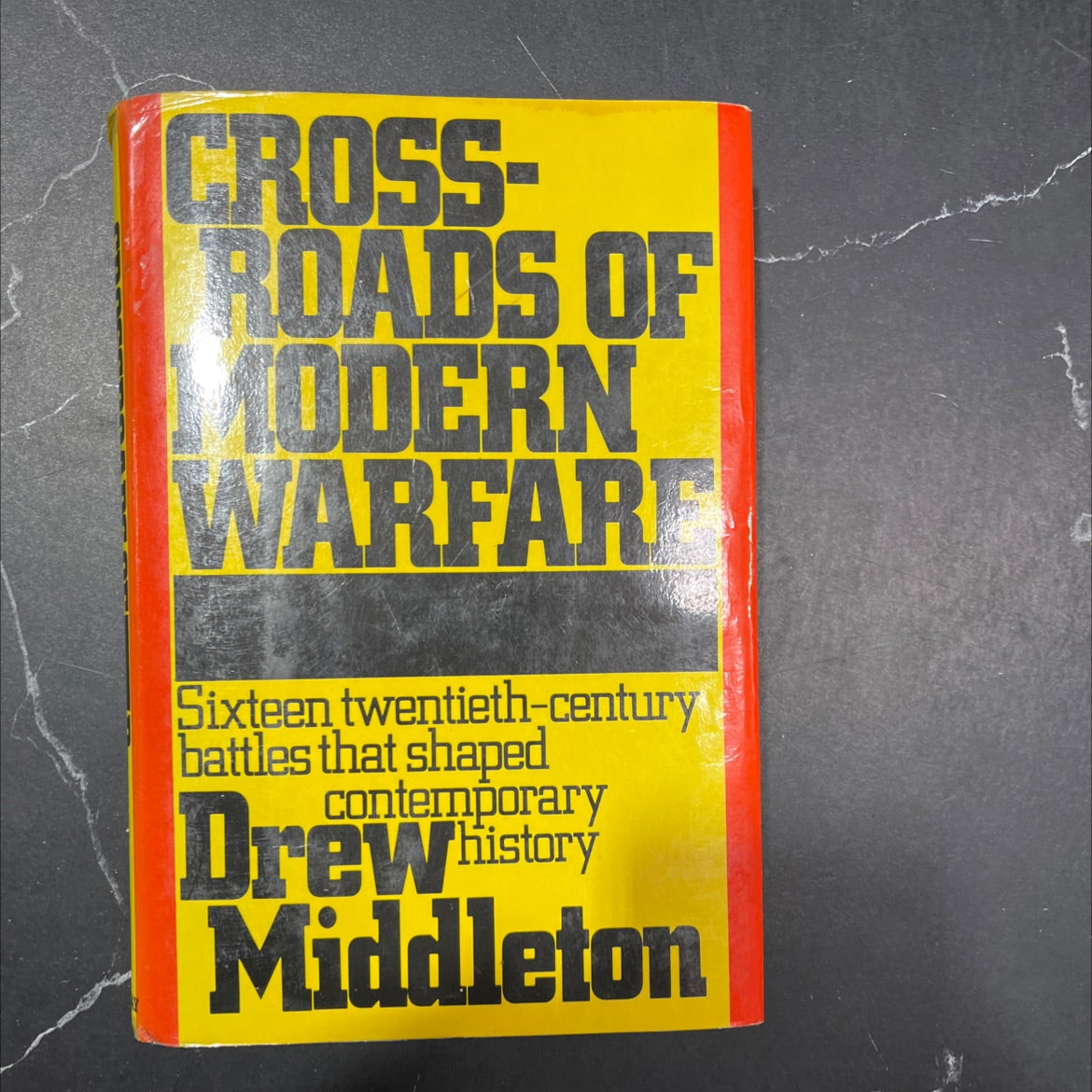 crossroads of modern warfare book, by drew middleton, 1983 Hardcover image 1