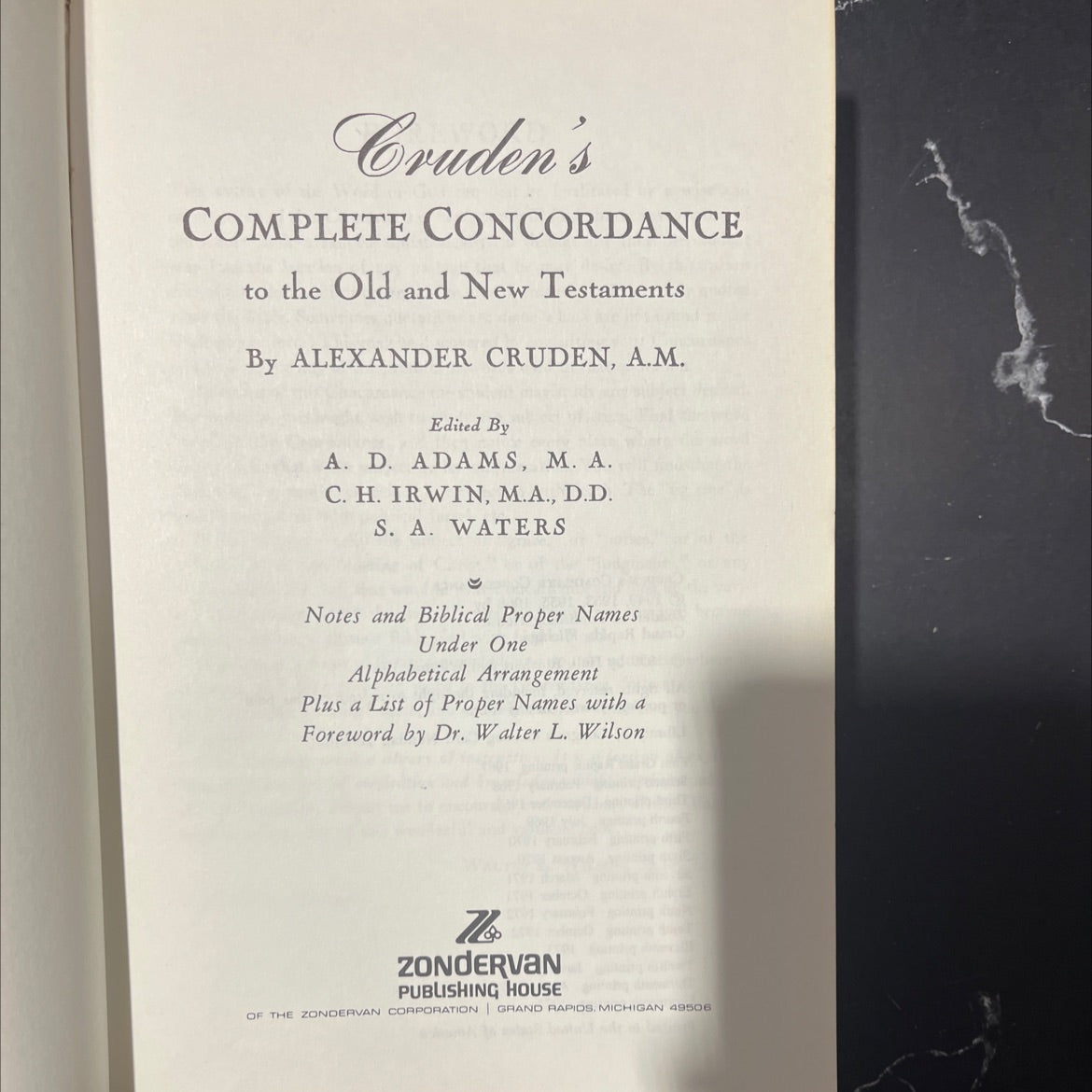 cruden's complete concordance to the old and new testaments book, by alexander cruden, a.m., 1974 Hardcover image 2