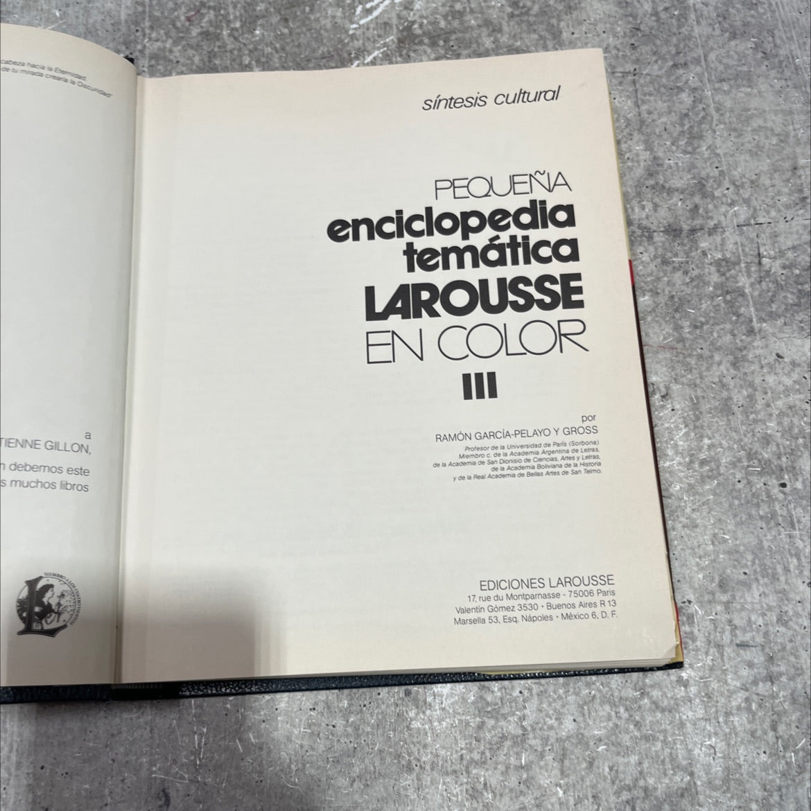 cultural synthesis to your gaze into darkness book, by tiène gillon, 1980 Hardcover image 2