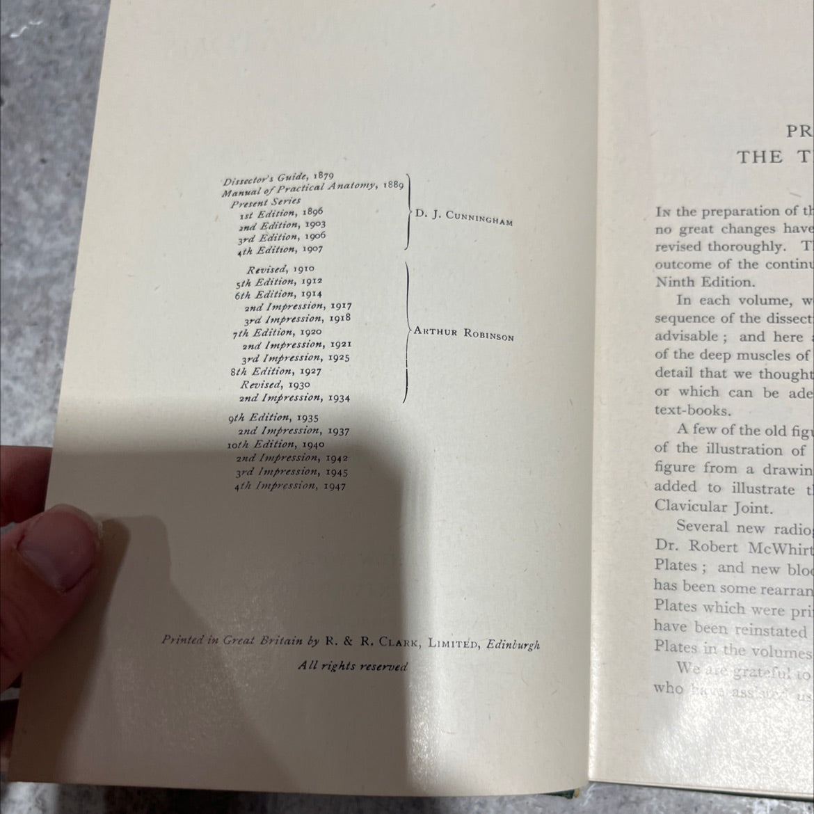 cunningham's manual of practical anatomy revised and edited by j. c. brash and e. b. jamieson tenth edition volume image 3