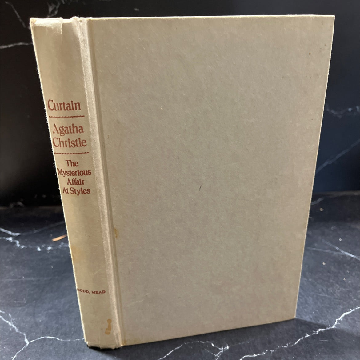 curtain book, by agatha christie, 1975 Hardcover image 1