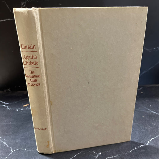 curtain book, by agatha christie, 1975 Hardcover image 1