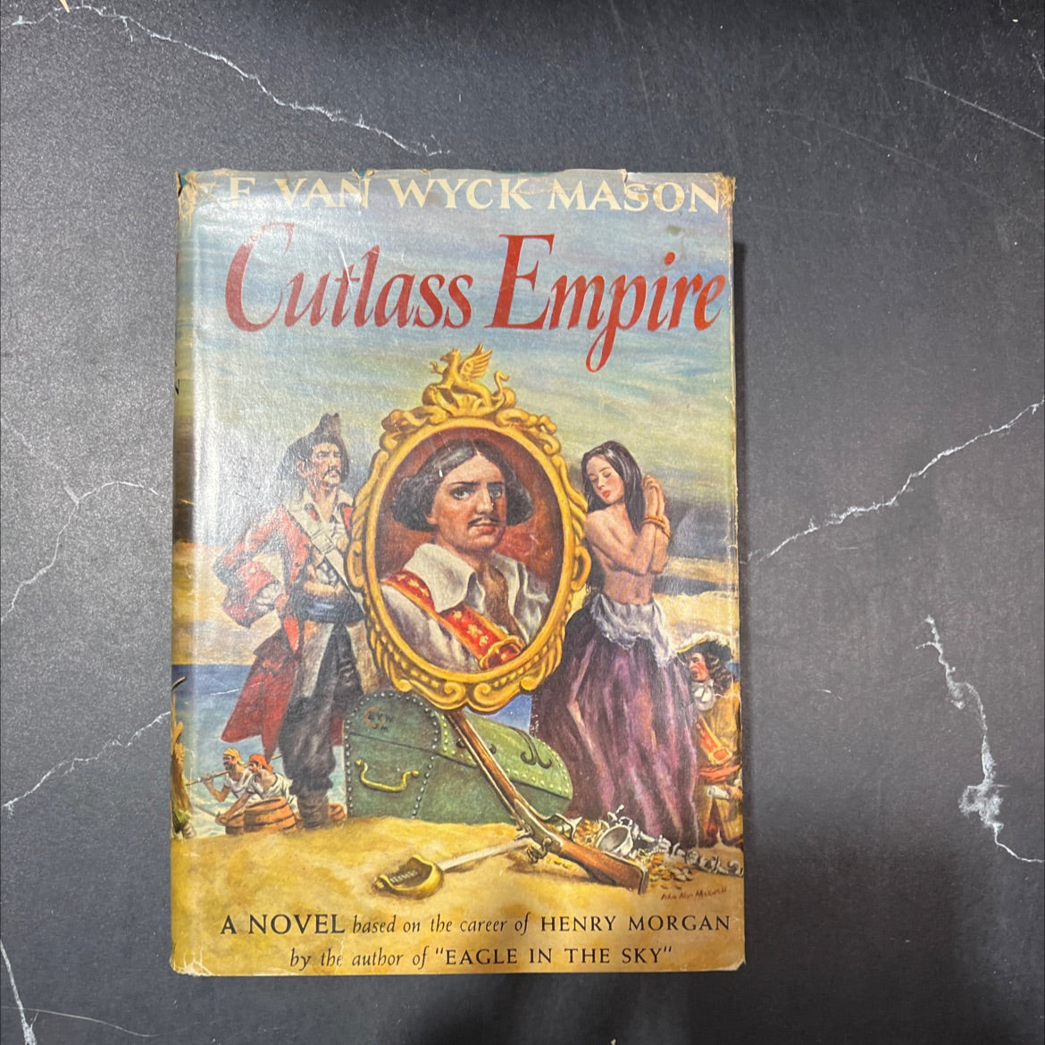 cutlass empire book, by f. van wyck mason, 1949 Hardcover image 1