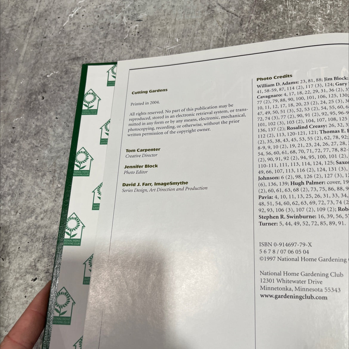 cutting gardens book, by barbara sant, 2004 Hardcover image 3