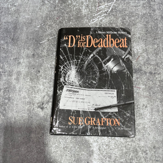 d is for deadbeat book, by sue grafton, 1987 Hardcover image 1