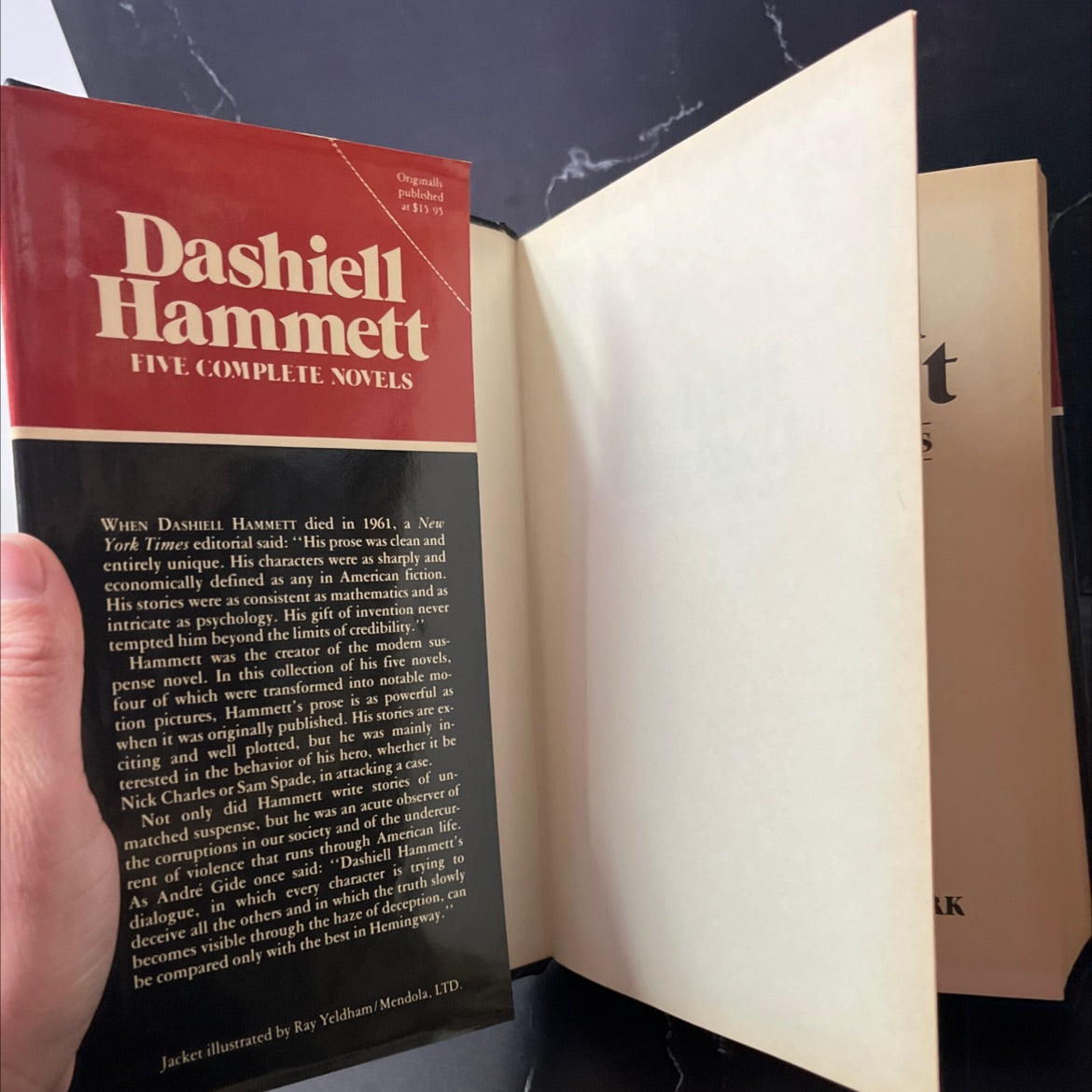 dashiell hammett five complete novels book, by Dashiell Hammett, 1980 Hardcover image 4