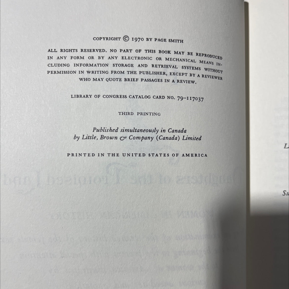 daughters of the promised land women in american history book, by Page Smith, 1970 Hardcover image 3