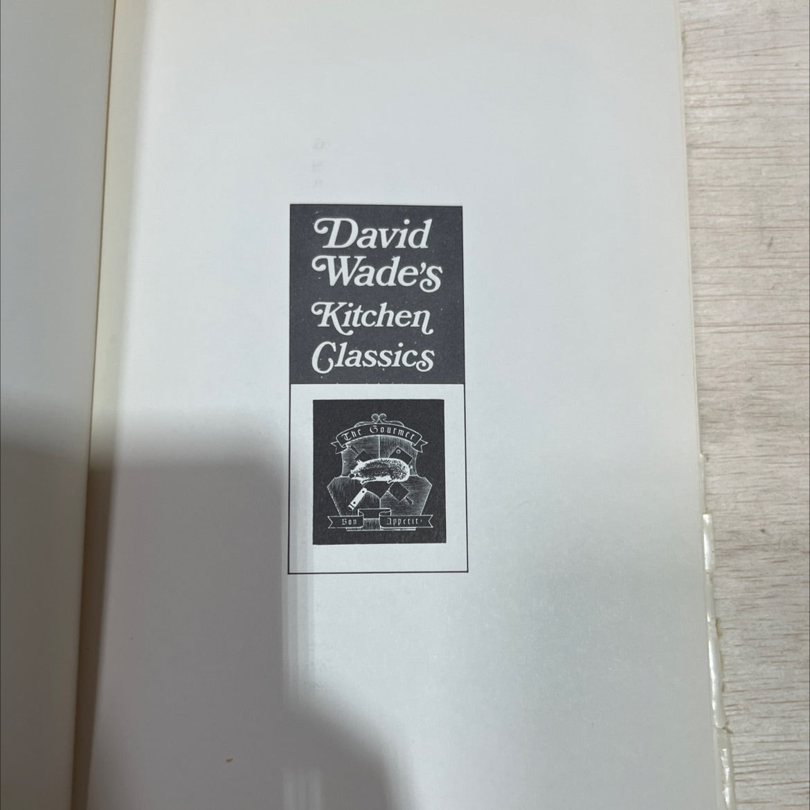 david wade's kitchen classics book, by David Wade, 1969 Hardcover image 2