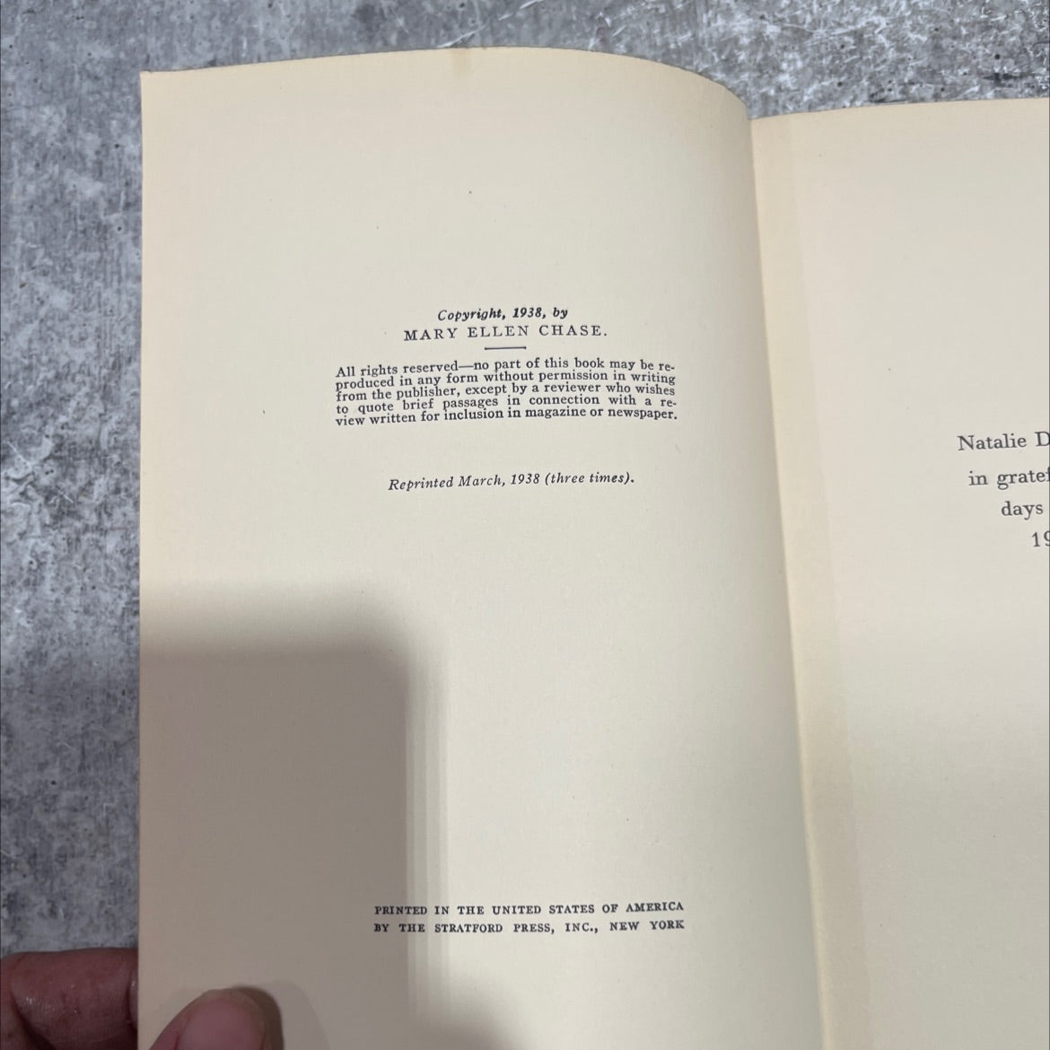 dawn in lyonesse book, by mary ellen chase, 1958 Hardcover image 3